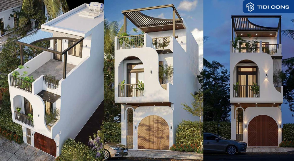 thiết kế nhà 4x10 