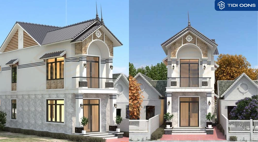 Nhà ống 2 mặt tiền đẹp