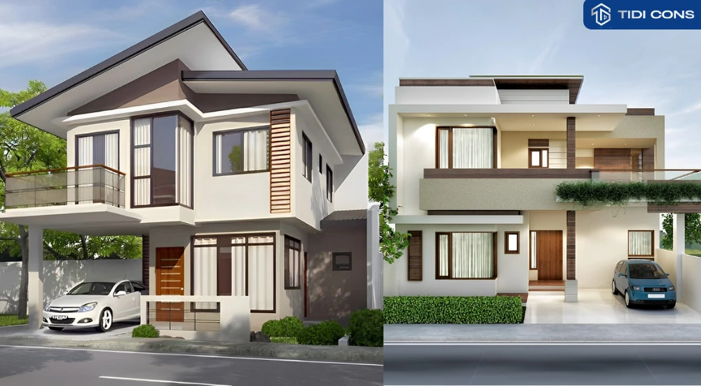 Nhà ống 2 mặt tiền đẹp