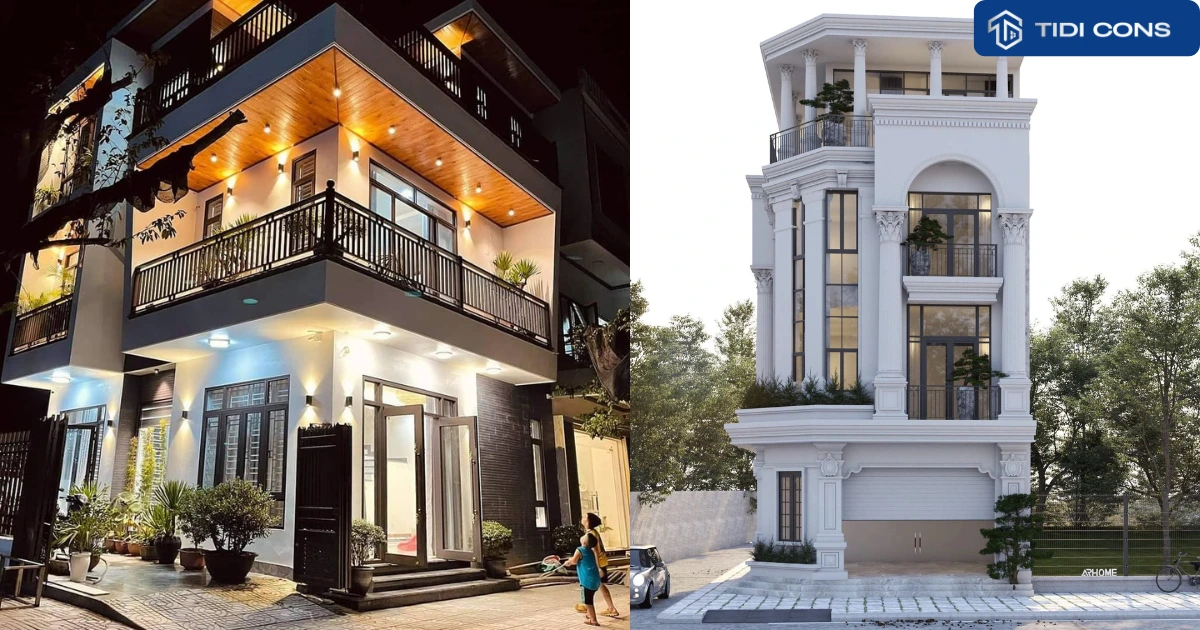 Nhà ống 2 mặt tiền đẹp