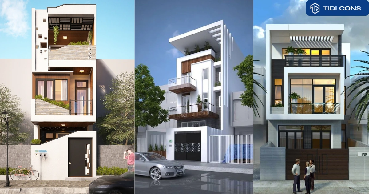thiết kế nhà mặt tiền 7m
