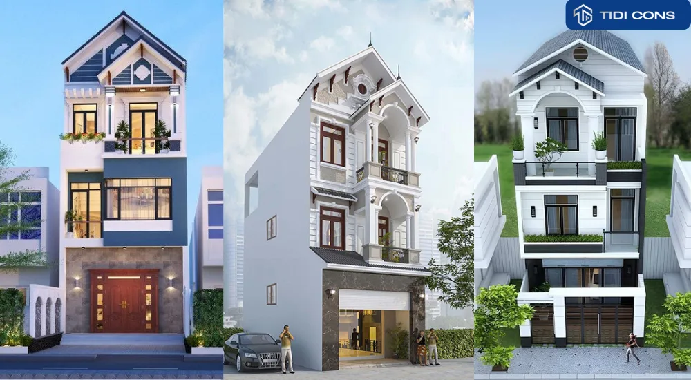 nhà tân cổ điển đẹp
