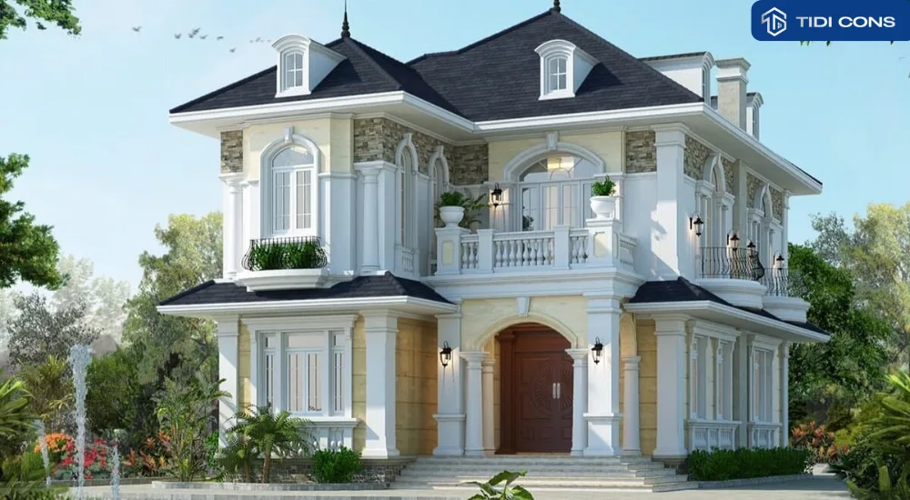 nhà tân cổ điển đẹp