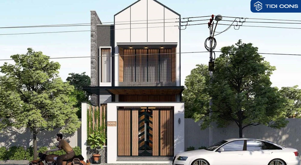nhà phố 5x20 2 tầng