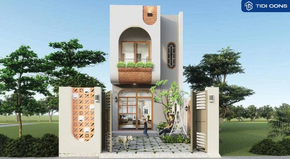 nhà phố 5x20 2 tầng