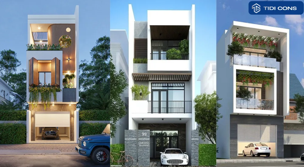 nhà phố bán hầm