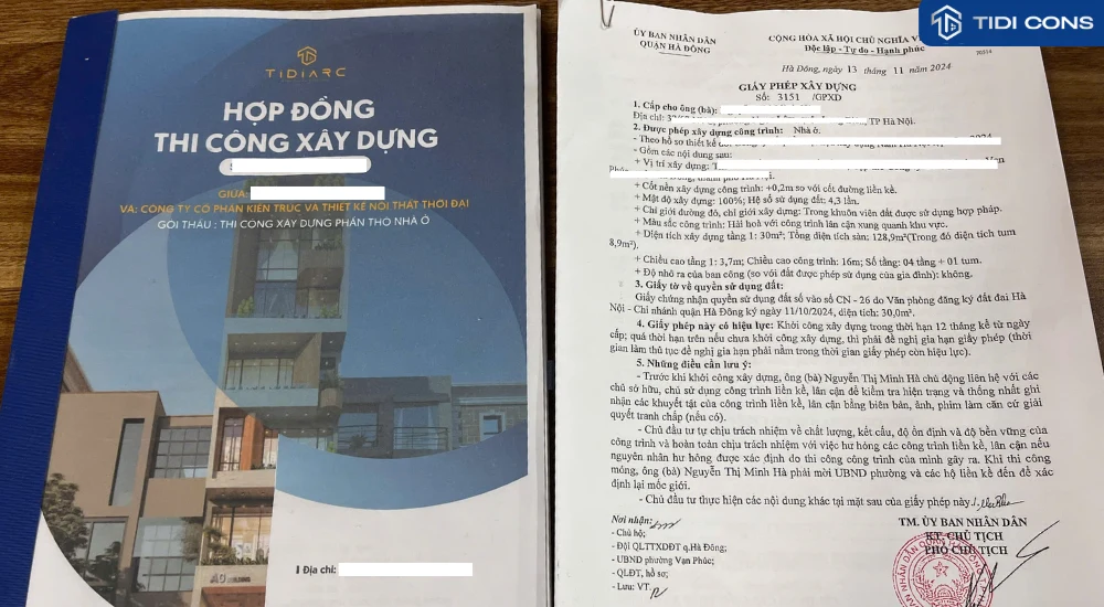 nhà phố hiện đại 4 tầng