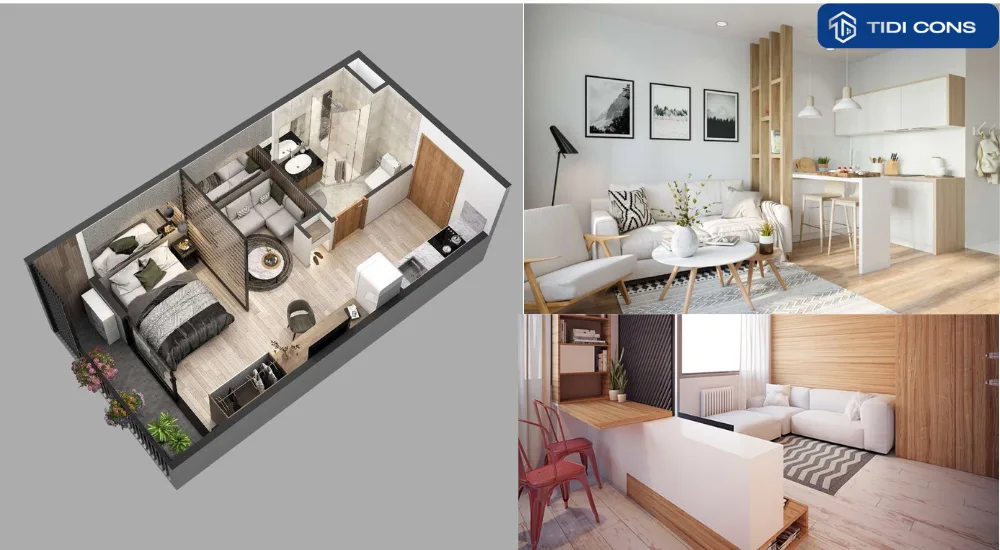 căn hộ mini 20m2