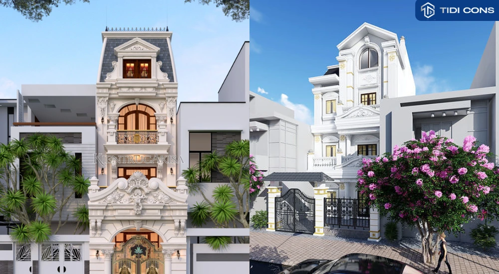 Biệt thự mini tân cổ điển