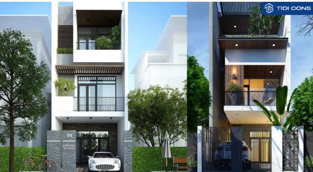 mặt tiền nhà 4m