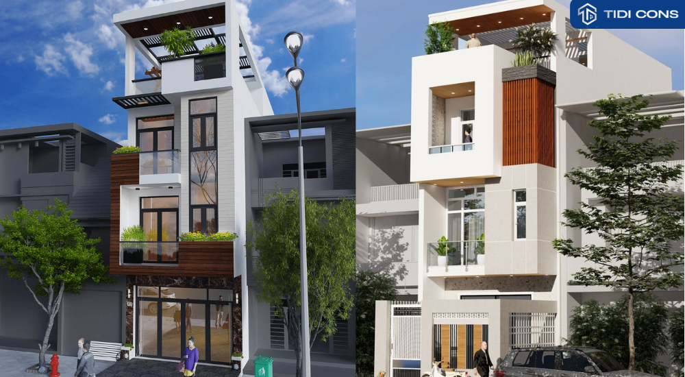 Mẫu mặt tiền nhà 4m đẹp