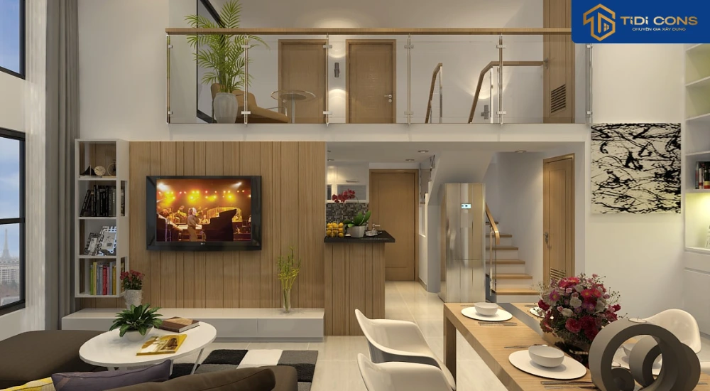 thiết kế chung cư mini 40m2