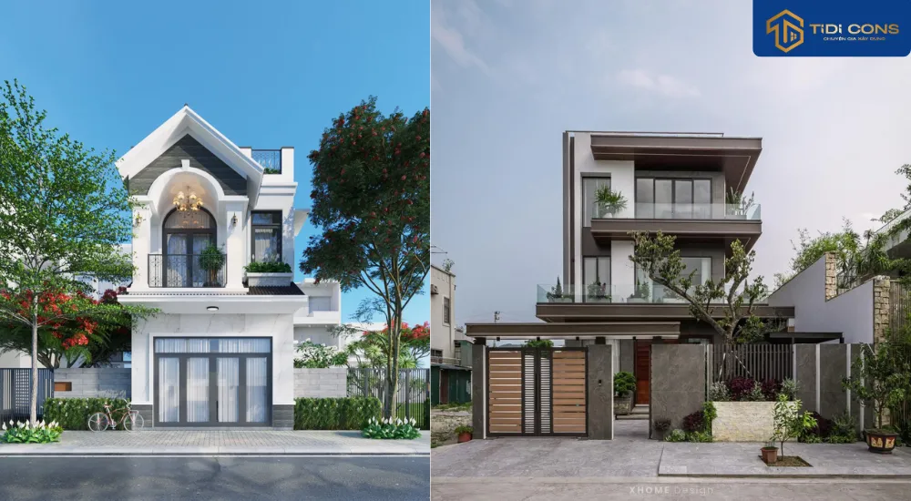 thiết kế biệt thự hiện đại 
