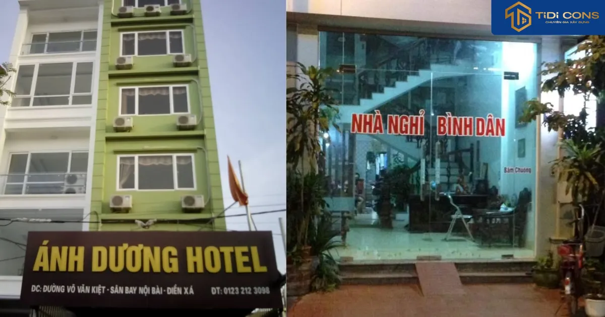 chi phí xây dựng nhà nghỉ bình dân