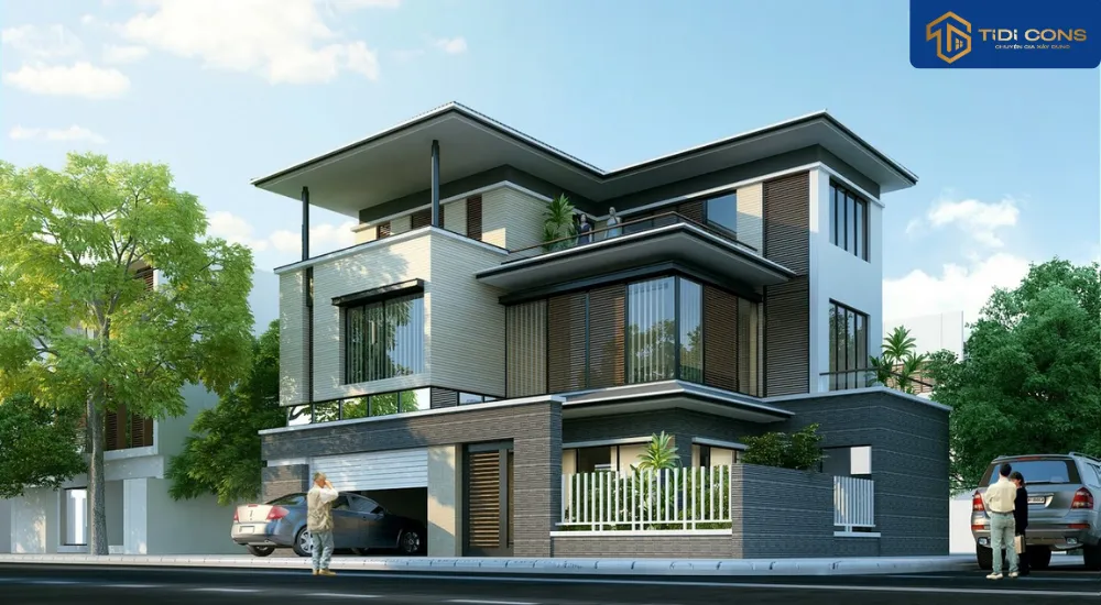 mẫu biệt thự 3 tầng đẹp