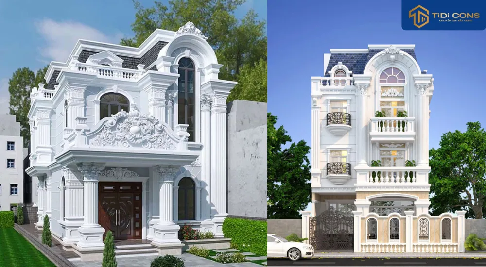 thiết kế biệt thự tân cổ điển