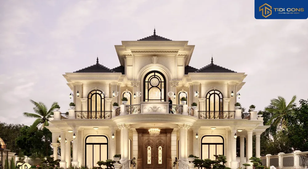 thiết kế biệt thự tân cổ điển