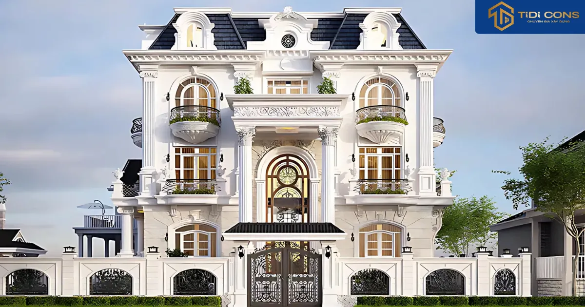 thiết kế biệt thự tân cổ điển