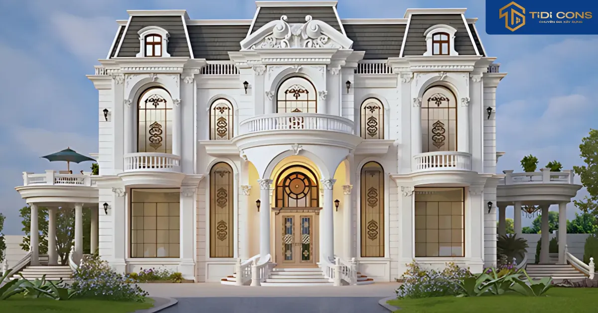 thiết kế nội thất biệt thự tân cổ điển