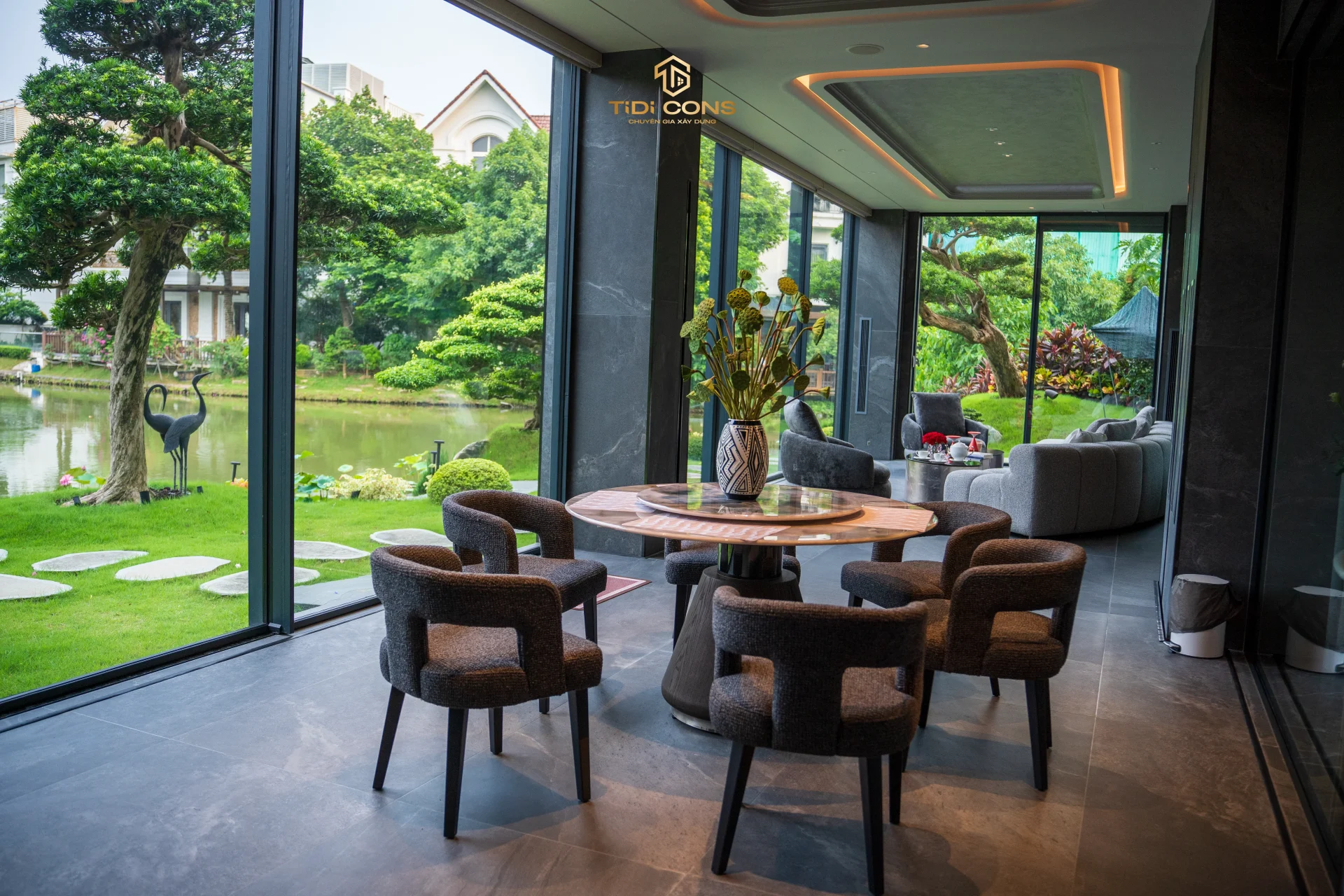 Tidicons thi công biệt thự Vinhomes Riverside