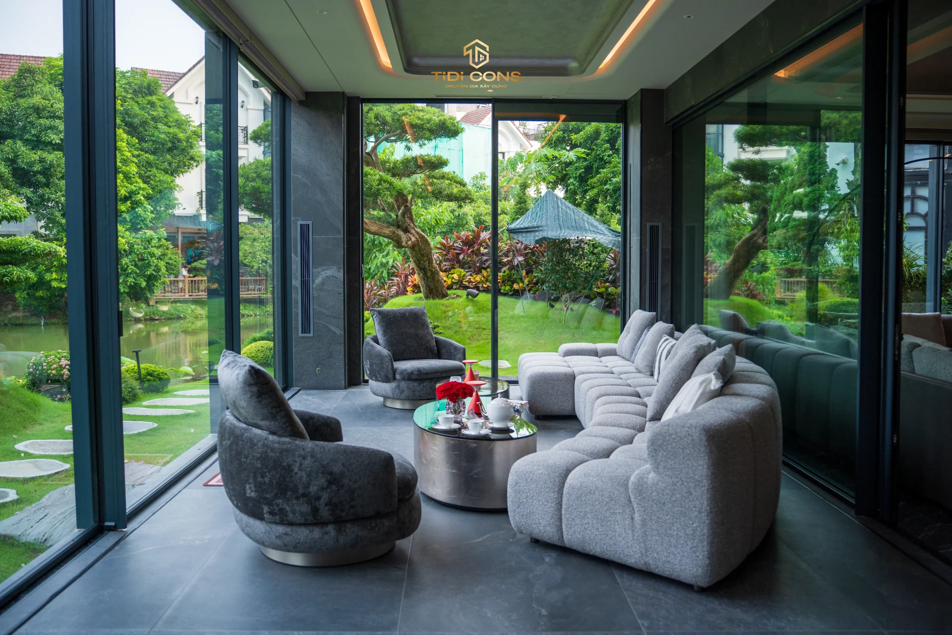 Tidicons thi công biệt thự Vinhomes Riverside